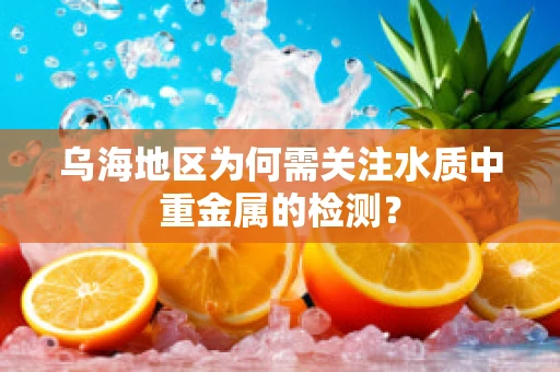 乌海地区为何需关注水质中重金属的检测？