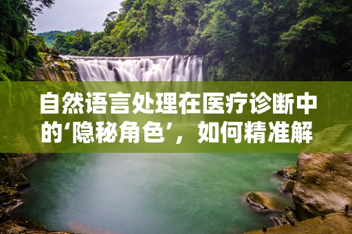 自然语言处理在医疗诊断中的‘隐秘角色’，如何精准解读患者的‘言外之意’？