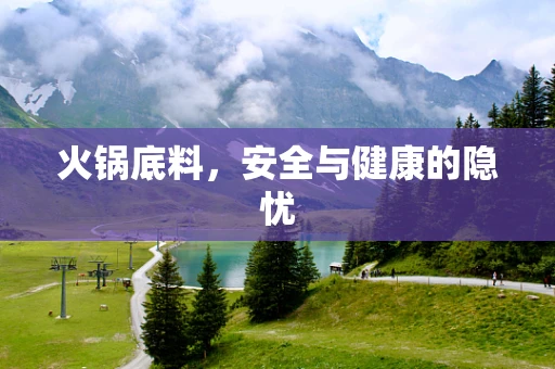 火锅底料，安全与健康的隐忧