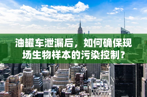 油罐车泄漏后，如何确保现场生物样本的污染控制？