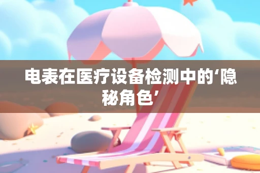 电表在医疗设备检测中的‘隐秘角色’