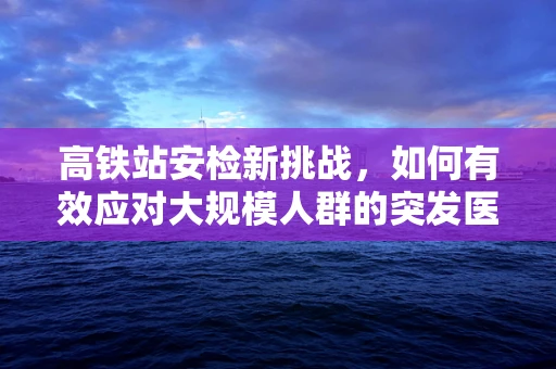 高铁站安检新挑战，如何有效应对大规模人群的突发医疗事件？