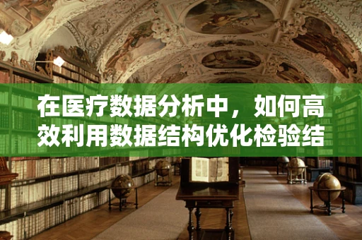 在医疗数据分析中，如何高效利用数据结构优化检验结果？
