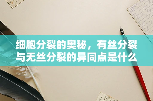 细胞分裂的奥秘，有丝分裂与无丝分裂的异同点是什么？