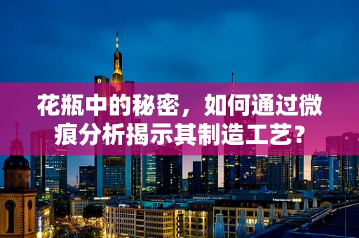 花瓶中的秘密，如何通过微痕分析揭示其制造工艺？