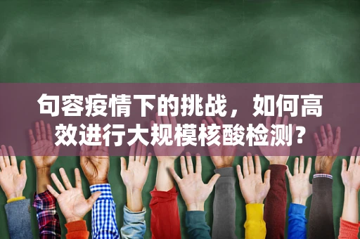 句容疫情下的挑战，如何高效进行大规模核酸检测？