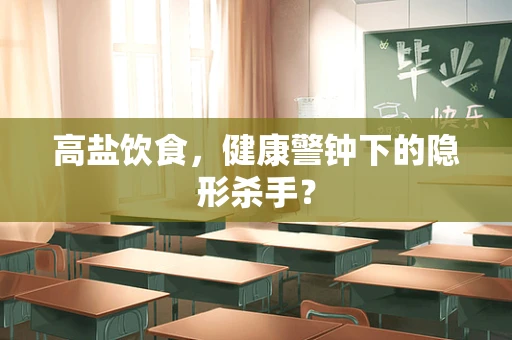 高盐饮食，健康警钟下的隐形杀手？