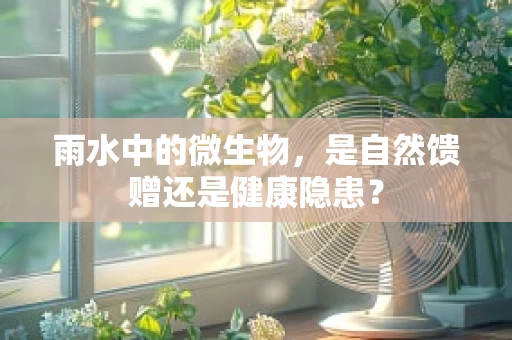 雨水中的微生物，是自然馈赠还是健康隐患？