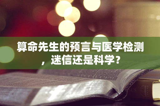 算命先生的预言与医学检测，迷信还是科学？