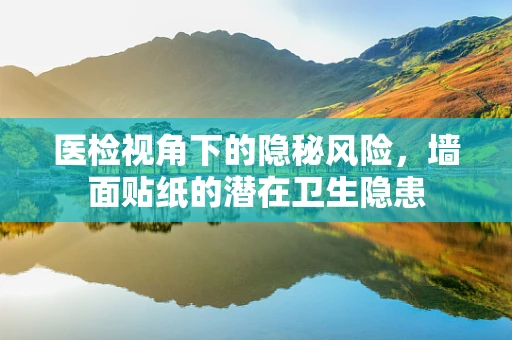 医检视角下的隐秘风险，墙面贴纸的潜在卫生隐患