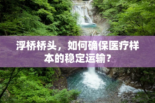 浮桥桥头，如何确保医疗样本的稳定运输？