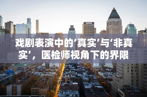 戏剧表演中的‘真实’与‘非真实’，医检师视角下的界限探讨