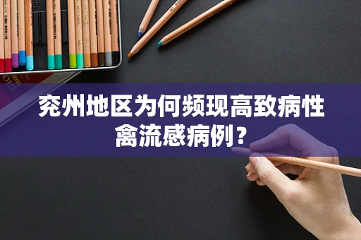 兖州地区为何频现高致病性禽流感病例？