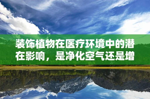 装饰植物在医疗环境中的潜在影响，是净化空气还是增加风险？