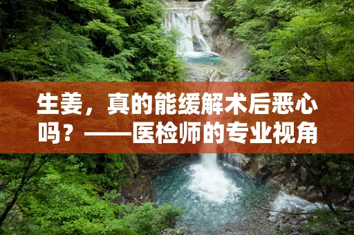 生姜，真的能缓解术后恶心吗？——医检师的专业视角