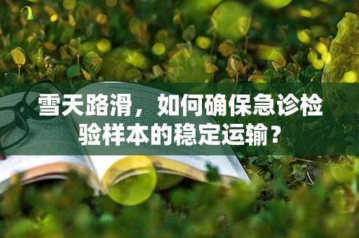 雪天路滑，如何确保急诊检验样本的稳定运输？