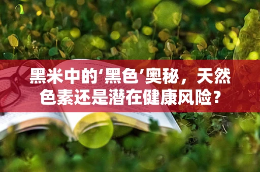 黑米中的‘黑色’奥秘，天然色素还是潜在健康风险？