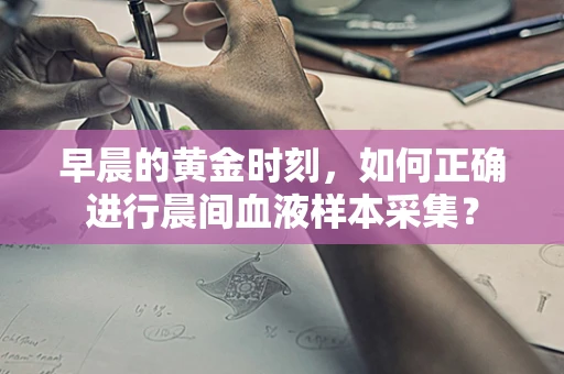 早晨的黄金时刻，如何正确进行晨间血液样本采集？