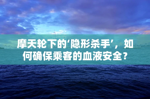 摩天轮下的‘隐形杀手’，如何确保乘客的血液安全？