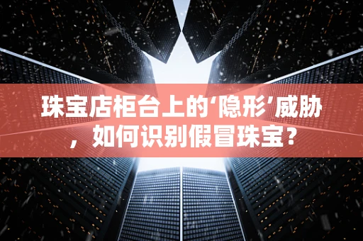 珠宝店柜台上的‘隐形’威胁，如何识别假冒珠宝？