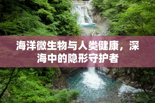 海洋微生物与人类健康，深海中的隐形守护者