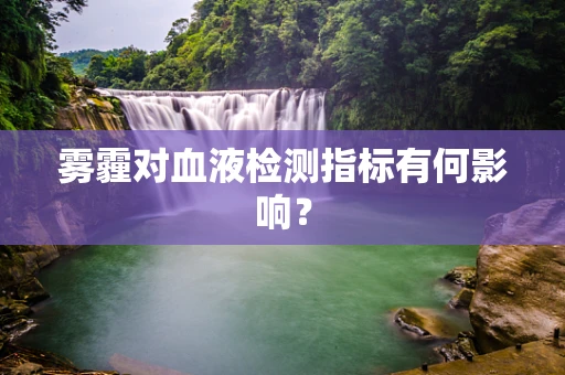 雾霾对血液检测指标有何影响？