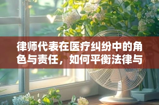 律师代表在医疗纠纷中的角色与责任，如何平衡法律与医学的边界？