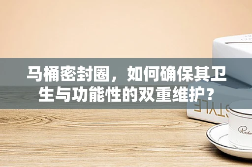 马桶密封圈，如何确保其卫生与功能性的双重维护？