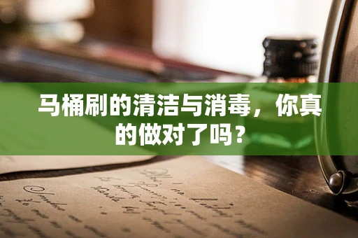马桶刷的清洁与消毒，你真的做对了吗？