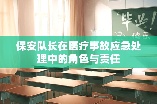 保安队长在医疗事故应急处理中的角色与责任