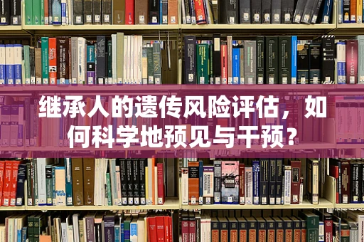继承人的遗传风险评估，如何科学地预见与干预？