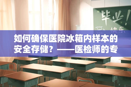如何确保医院冰箱内样本的安全存储？——医检师的专业视角