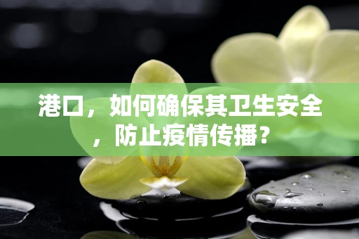港口，如何确保其卫生安全，防止疫情传播？