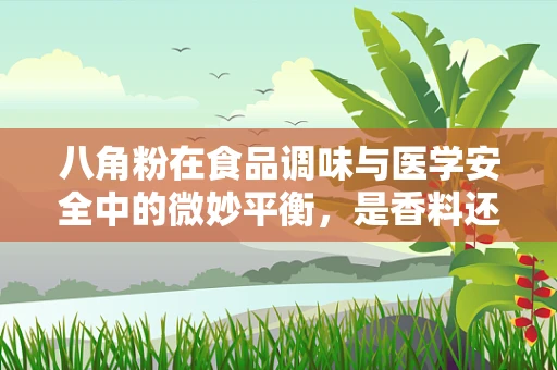 八角粉在食品调味与医学安全中的微妙平衡，是香料还是隐患？