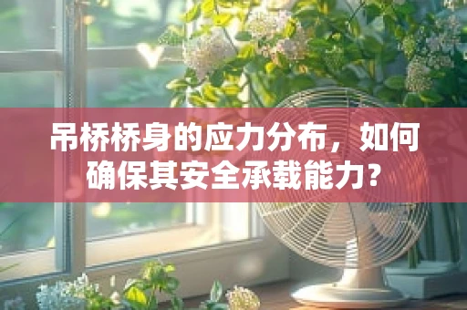 吊桥桥身的应力分布，如何确保其安全承载能力？