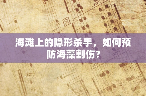 海滩上的隐形杀手，如何预防海藻割伤？
