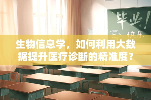生物信息学，如何利用大数据提升医疗诊断的精准度？