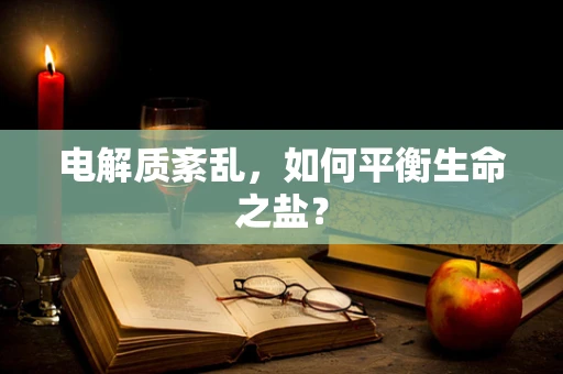 电解质紊乱，如何平衡生命之盐？