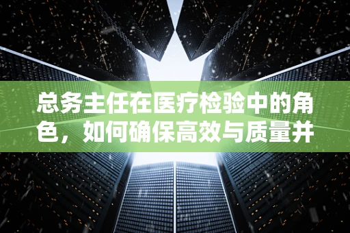 总务主任在医疗检验中的角色，如何确保高效与质量并重？