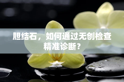 胆结石，如何通过无创检查精准诊断？
