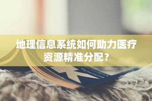 地理信息系统如何助力医疗资源精准分配？