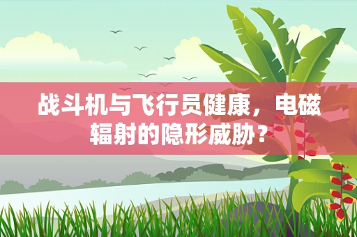 战斗机与飞行员健康，电磁辐射的隐形威胁？