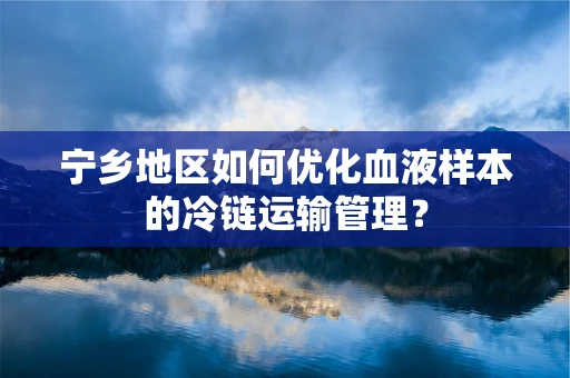宁乡地区如何优化血液样本的冷链运输管理？