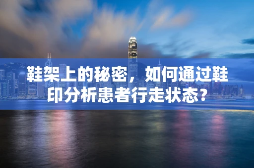 鞋架上的秘密，如何通过鞋印分析患者行走状态？