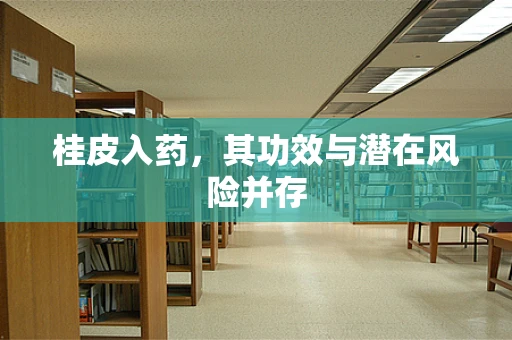 桂皮入药，其功效与潜在风险并存