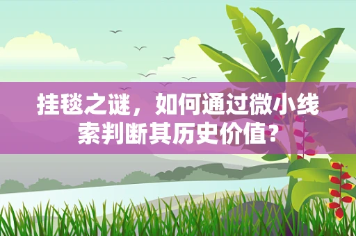挂毯之谜，如何通过微小线索判断其历史价值？