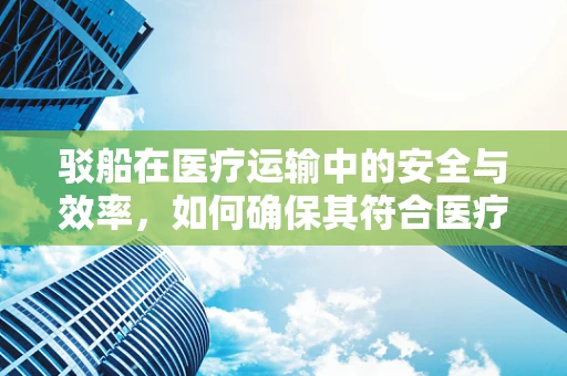 驳船在医疗运输中的安全与效率，如何确保其符合医疗运输标准？