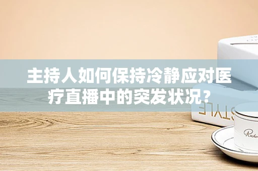 主持人如何保持冷静应对医疗直播中的突发状况？