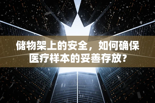 储物架上的安全，如何确保医疗样本的妥善存放？