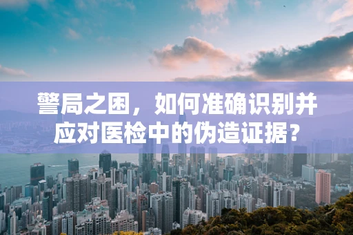 警局之困，如何准确识别并应对医检中的伪造证据？